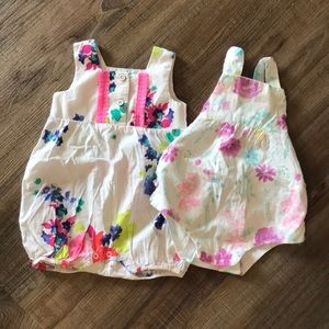 Baby B’gosh and Joules Clothing Summer Rompers